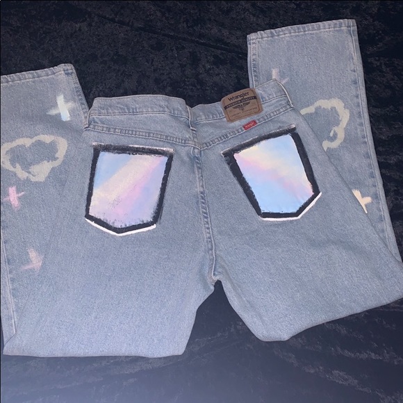 Customized Wrangler Jeans